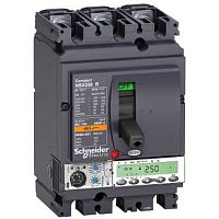 Автоматический выключатель 3П M6.2E-M 80A NSX100R(200кА при 415В, 45кА при 690B) | код. LV433287 | Schneider Electric 